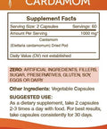 Secrets of the Tribe Cardamom 120 Capsules, Made with Vegetable Capsules and Cardamom (Elettaria cardamomum) Dried Pod (120 Capsules)