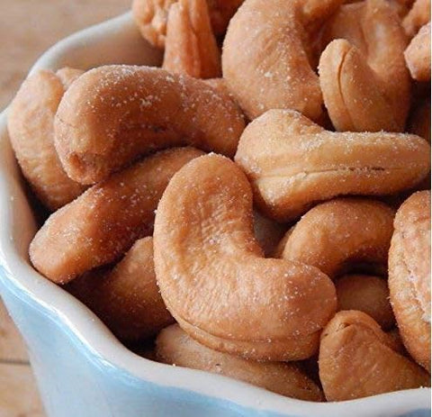Dry Roasted Cashews Himalayan Salted with cold pressed avocado oil (12 oz.) - Baked in Small Batches for Added Freshness - Oven Roasted to Perfection - Farm Fresh Nuts Brand