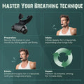 Bodyssey Breathing Trainer | Premium Silicone Trainer | Boost Breathing Patterns | Adjustable Resistance Levels | Compact Portable And Easy To Maintain (Black)