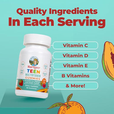 Maryruth's Multivitamin Gummies For Teens 60 Count