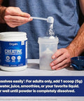 Orgain Creatine Monohydrate Micronized Powder Unflavored Supports Muscle Growth Post Workout Recovery And Brain Health No Artifical Additives Nongmo 100 Servings 17.64 Oz