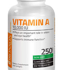 Bronson Vitamin A 10,000 IU Premium Non-GMO Formula, 250 Softgels