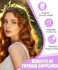 Totaria Thyroid Support For Women & Man Supplement Complex Capsules - Iodine Thyroid Supplement With L Tyrosine Bladderwrack Kelp Ashwagandha Selenium Supplements - Mood Enhancer Energy Blance Thyroid Level