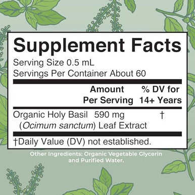 Maryruth's Organics Holy Basil Sugar 1 Fl Oz