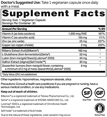 Dr. Whitaker'S Vision Essentials Ultra With Lutein Comprehensive Support With Just One Daily Pill For Macula & Retina Health Eye Strain Ocular Pressure Digital Eye Fatigue Mood Support And More