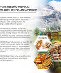 Bee And You Royal Jelly Raw Honey For Kids Propolis Extract 100% Natural Superfood Ultra Pure Immune Support Supplement Antioxidants Keto Paleo Gluten 6.7 Oz