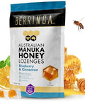 Berringa Australian Manuka Honey Lozenges, Blueberry Cinnamon, MGO 900+, 5.3 oz, 30 count