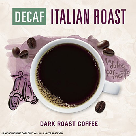 Starbucks VIA Instant Coffee, Decaf Italian Roast, 7 Count