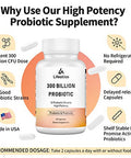 Lifeatlas 300 Billion Cfu Probiotics 60 Caps