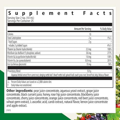 Floradix By Salus Iron & Herbs 8.5 Oz And Salus Red Beet Crystals