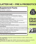Hum Flatter Me Digestive Enzymes Plus Prebiotics & Probiotics Digestive Health 60 Capsules