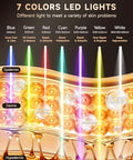 Kydj Red Light Therapy Mask For Face 7 Colors Led Face Mask Light Therapy With Rechargeable Remote Portable Anti-Aging & Skin Rejuvenation Device For Home Use Or Travel Ideal For Women