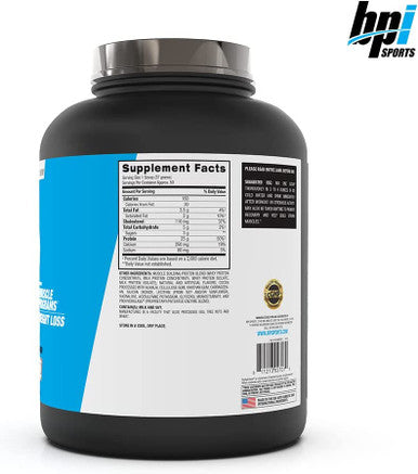 BPI Sports Whey HD Ultra Premium Protein Powder, Chocolate Cookie, 4.2 Pound