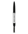 IT Cosmetics Brow Power Universal Taupe Travel Size Universal Eyebrow Pencil Mimics the Look of Real Hair BudgeProof Formula With Biotin Saw Palmetto Antioxidants 0.0025 oz