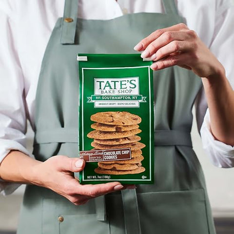 Tate's Bake Shop White Chocolate Macadamia Nut and Chocolate Chip Cookies Variety Pack, 4-7 oz Bags