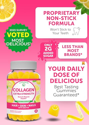 Lunakai Collagen And Elderberry Gummies Bundle - Anti Aging Supplements For Men & Women - Immune Support For Adults And Kids - Vegan Non-Gmo No Corn Syrup Gelatin Free All Natural Black Sambucus