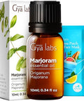 Gya Labs Marjoram Oil Essential Oil Diffuser & Clary Sage Essential Oil For Diffuser Set - Aromatherapy Grade Essential Oils Set - 2X0.34 Fl Oz - Gya Labs