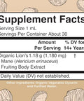 Maryruth'S Maryruth Organics Lions Mane Mushroom Supplement Up To 1 Month Supply Nootropic Usda Organic Lions Mane Extract Nervine Herbal Liquid Drops Brain Health Non-Gmo Vegan Alcohol Free Tincture 1 Fl Oz