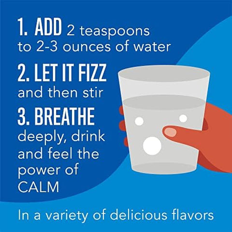 Natural Vitality CALM Magnesium Supplement Drink Mix Plus Calcium AntiStress Drink Mix Powder With Calcium Vegetarian and NonGMO Raspberry Lemon 8 oz