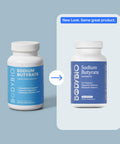 BodyBio Sodium Butyrate 600 mg 100 Capsules
