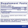 Pure Encapsulations Magnesium citrate 150 mg 180 vcaps