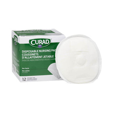 Curad Disposable Nursing Pads for Breastfeeding Adhesive Strip (Case of 288)