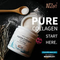 Nizen Marine Collagen Pure Powder Hydrolyzed Peptides Easy-To-Digest Amino Acids Supplement. Unflavored. Non-Clumping. Made In Japan 5.29Oz