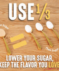 Lakanto Date Sugar with Monk Fruit Sweetener - Reduced Sugar for Coffee, Tea, Desserts, Cooking, Baking, Drinks, Sauces, Oatmeal, Smoothies, Syrup, Protein Shakes, Marinade (1 lb)