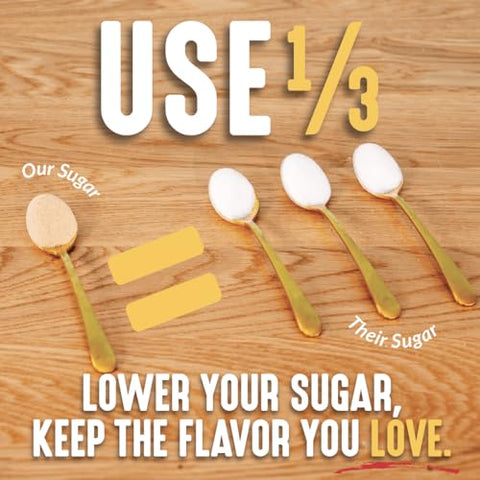 Lakanto Date Sugar with Monk Fruit Sweetener - Reduced Sugar for Coffee, Tea, Desserts, Cooking, Baking, Drinks, Sauces, Oatmeal, Smoothies, Syrup, Protein Shakes, Marinade (1 lb)