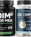 Smnutrition Testosterone Zinc Complex & 300Mg Dim Supplement For Men For Estrogen Metabolism And Testosterone Support Microbeadlet Zinc Supplement (60 Servings) With Dim Complex For Men (60 Servings)