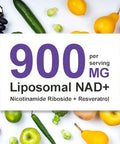 Nad+ Supplement - Liposomal Nicotinamide Riboside (Nr) And Resveratrol Quercetin - Natural Nad Supplement, Support Energy And Dna Repair, Longevity, Anti Aging And Cellular Health (900Mg-80 Capsules)