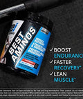 Bpi Sports Best Aminos Bcaa Powder Post Workout & Glutamine Recovery Drink With Branched Chain Amino Acids For Hydration & Recovery For Men & Women Fruit Punch 25 Servings (Pack Of 2)