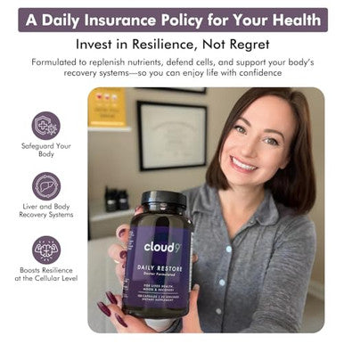Cloud9 By Rebound Daily Restore 120 Capsules