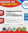 Toplux Berberine Supplement 1800Mg Berberine Hcl 97% Tested Ultra High Purity Premium Berberine Extract To Support Overall Health High Potency Berberine Plus Nongmo Vegan Men Women 90 Capsules