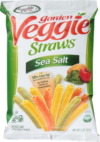 Sensible Portions Veggie Straws Sea Salt 5 Ounce