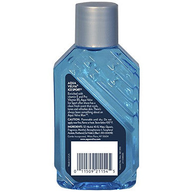 Aqua Velva Cooling Mens After Shave Ice Sport Vitamin E And Pro Vitamin B5 Soothes Cools And Refreshes Skin 3.5 Ounce