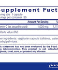 Pure Encapsulations Pure Ascorbic Acid 90 vcaps