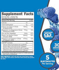 Ketologic Keto Electrolyte Powder (Blue Raspberry) 30 Servings Sugar Hydration Drink Mix With Gobhb Complex