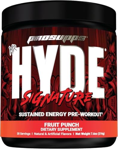 Prosupps Hyde Signature Sustained Pre-Workout Fruit Punch And Creatine 300 Bundle