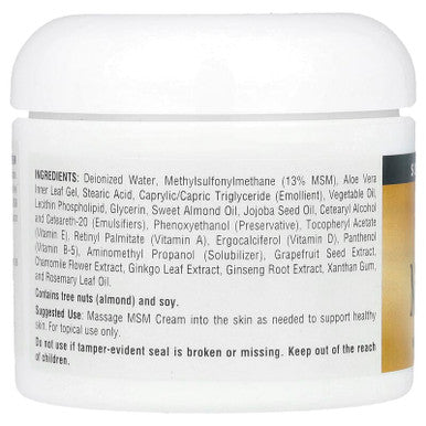 Source Naturals, MSM Cream 13%, 4 oz