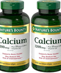 Nature'S Bounty Calcium 1200 Mg With Vitamin D3 Bone Health & Immune Support Vitamin D3 1000 Iu 220 Softgels (Pack Of 2)