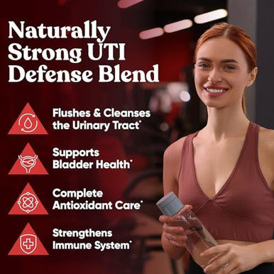 Eu Natural 9-In-1 Killer Cranberry Pills For Women Uti Defense Blend With Clinically Studied Ingredients 9 Extract Urinary Tract Supplement Pine Bark, Propolis, Vitamin D & More 60 Fast-Acting Capsules