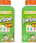 Flintstones Sour Gummy Vitamins For Kids Kids Multivitamin Gummies with Vitamins C B6 B12 A and Vitamin D Support Kids Growth and Development 180 Count