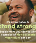 Nature's Bounty High Absorption Magnesium Glycinate For Supporting Muscle Relaxation And Bone Heart & Nerve Health Non-Gmo Gluten- Vegetarian /60 Servings 240 Mg 120 Count