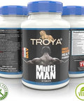 Multivitamin For Men - Daily Mens Multivitamins Supplement. Mens Vitamins A, C, D, B1, B2,B3,B5, B6 & B12, Zinc & More.