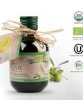 Organic High Polyphenol Rich Extra Virgin Olive Oil OLIVIE PLUS 30X | Moroccan Desert Olive Oil | EVOO | Organic, Kosher | 250 ml Glass Bottle