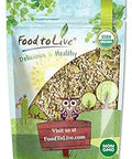 Food to Live - Organic Raw Superseed Mix- Chia, Flax, Hemp, Pumpkin, and Sunflower, 12 Ounces Ã¢â‚¬â€ Non-GMO Whole Seeds Blend, Vegan, Kosher, Raw, Bulk