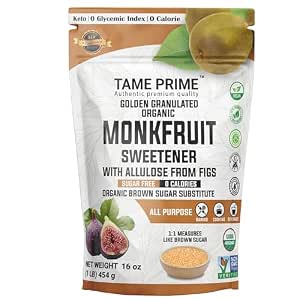 MONKSHUSHU Allulose Syrup 18.7 Fl Oz - Liquid Sweetener for Cooking, Baking, and Drinks - Keto Diet, Vegan friendly, Stevia Blend Thin Syrup - Zero Calorie Sugar Substitute - Monk Fruit - Gluten Free, 0g Net Carbs, Non-GMO