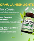 Vitamin D3 K2 10000 IU 90 Caps and LTheanine 200mg Supplement 60 Caps