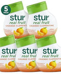 Stur Liquid Water Enhancer | Orange Clementine | Sweetened with Stevia | High in Vitamin C & Antioxidants | Sugar Free | Zero Calories | Keto | Vegan | 5 Bottles, Makes 120 Drinks